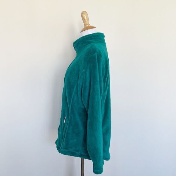 Teal French Laundry Fleece full zip Jacket - Picture 2 of 5